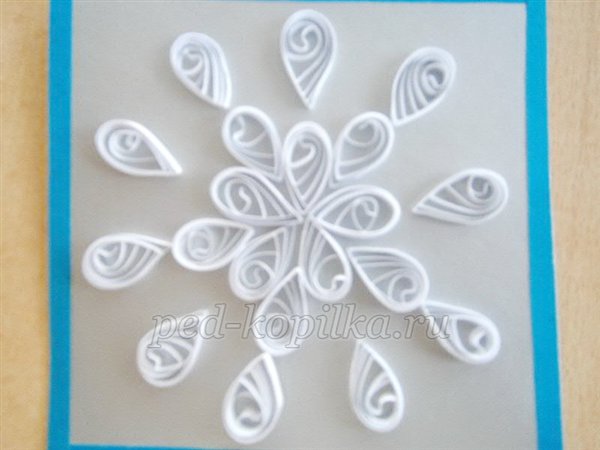 Сніжинка. Квіллінг. Майстер-клас