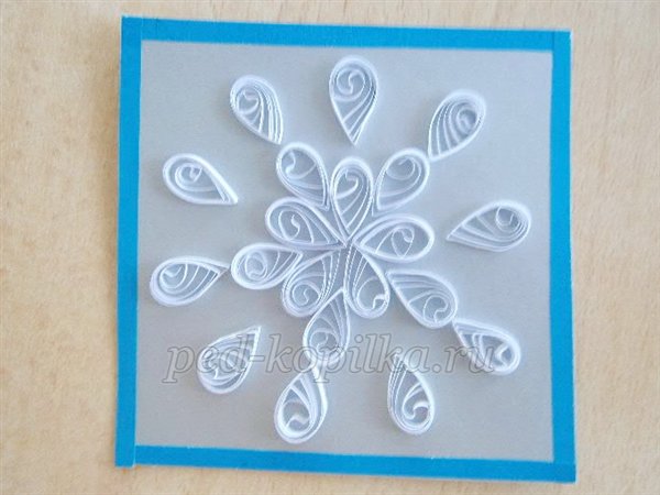Сніжинка. Квіллінг. Майстер-клас