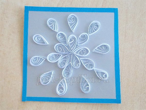 Сніжинка. Квіллінг. Майстер-клас