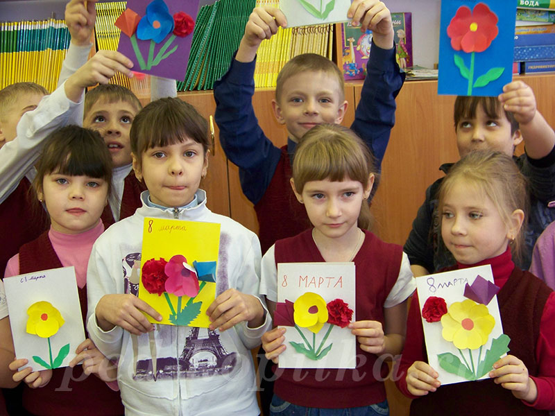Листівки до 8 березня своїми руками