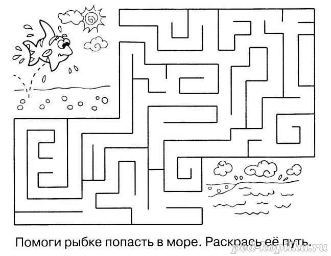 Розвиваюче завдання - лабіринт