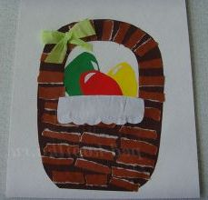 Вироби до Великодня в дитячому саду. Великодня листівка