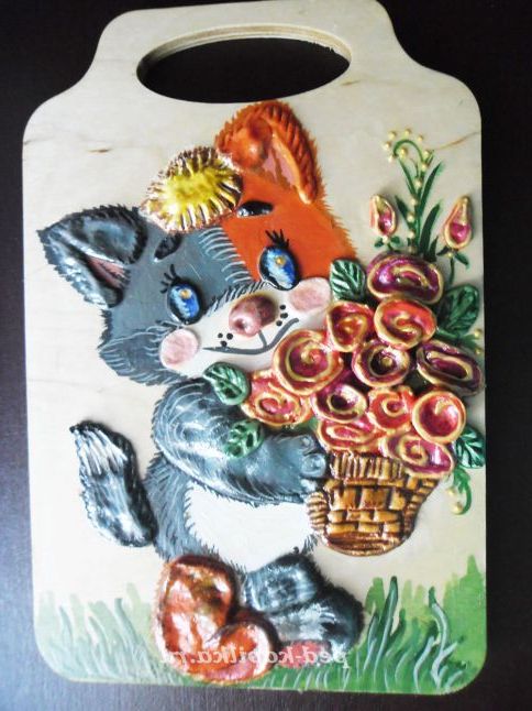 Картина з солоного тіста в подарунок