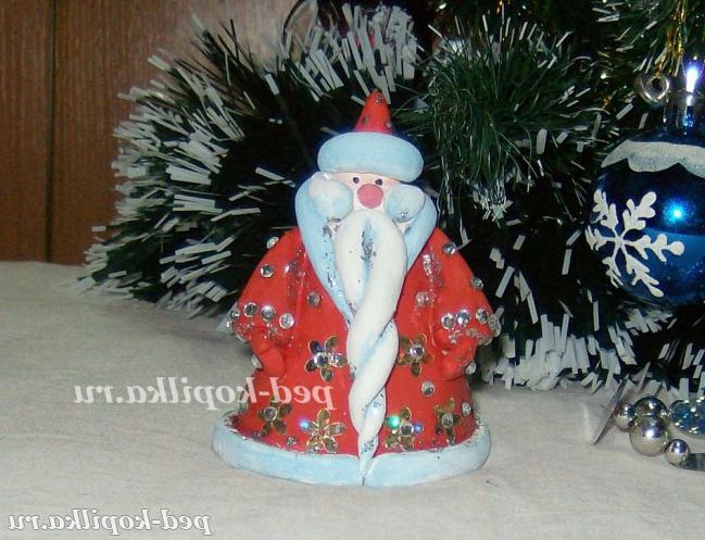 Дід Мороз із солоного тіста своїми руками