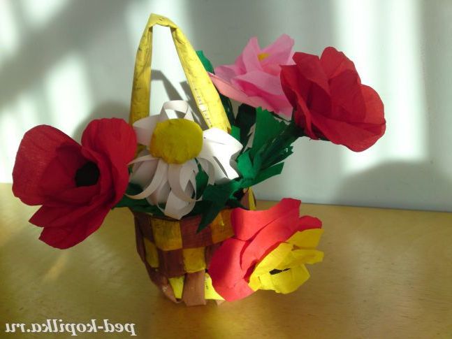 Кошик з квітами для коханої мами!