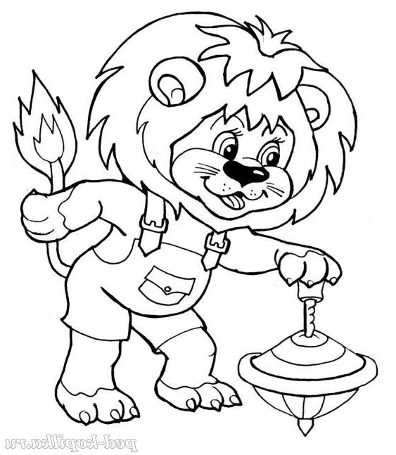 Розмальовка. Левеня