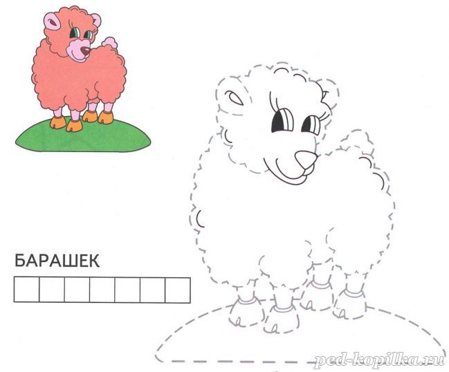 Розмальовка Баранець