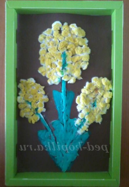 Весняні вироби для дошкільнят