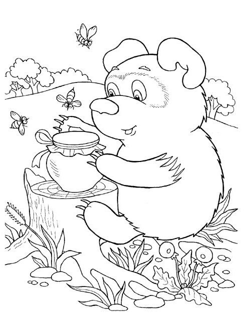 Розмальовка. Вінні-Пух