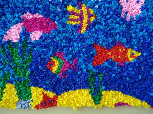 Картина з паперових кульок