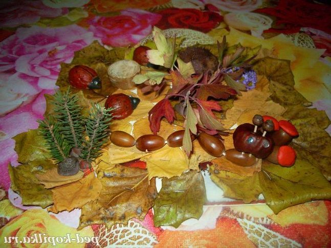 Осіння виріб з природного матеріалу