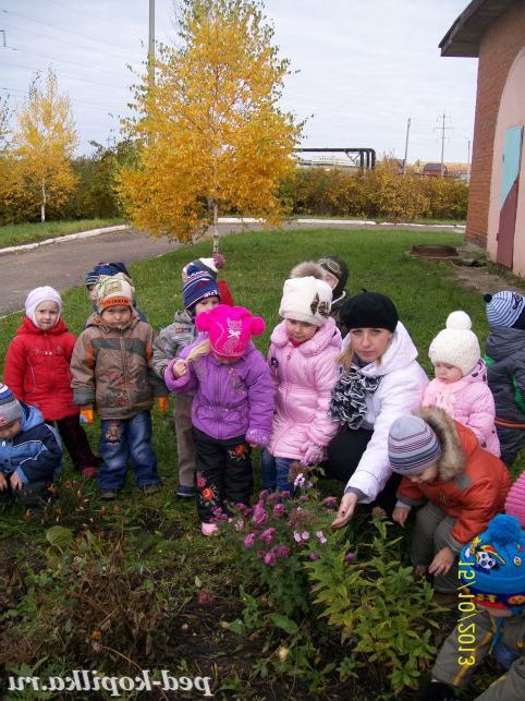 Осіння прогулянка в дитячому садку