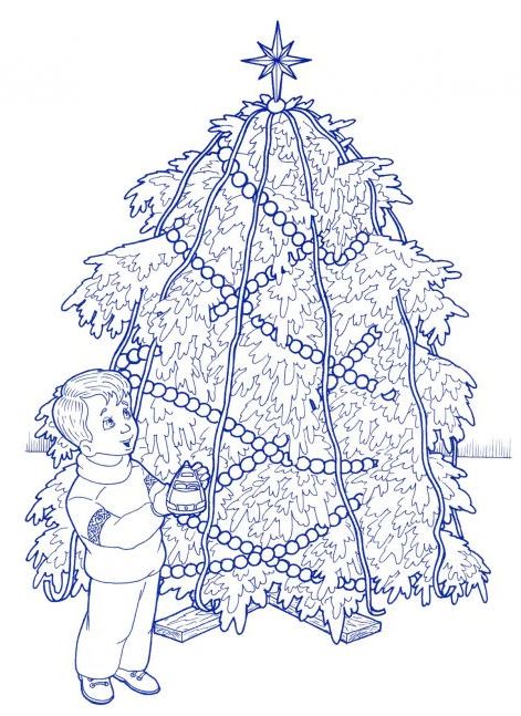 Зимова розмальовка з завданням