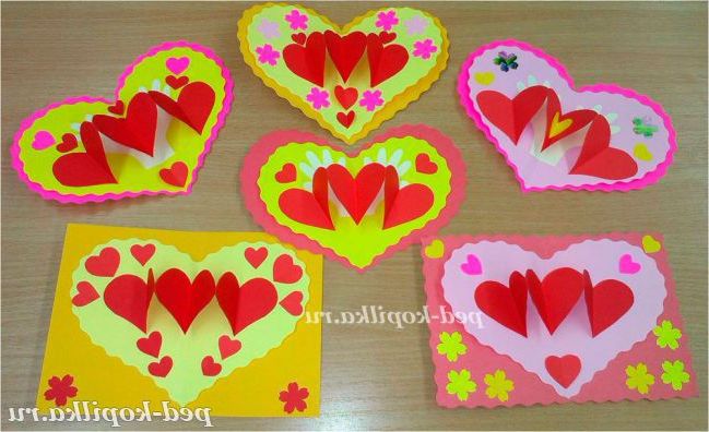 Об'ємна Валентинка своїми руками