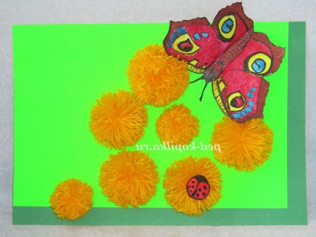 Весняна аплікація для мами