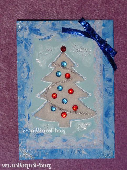 Новорічна листівка своїми руками