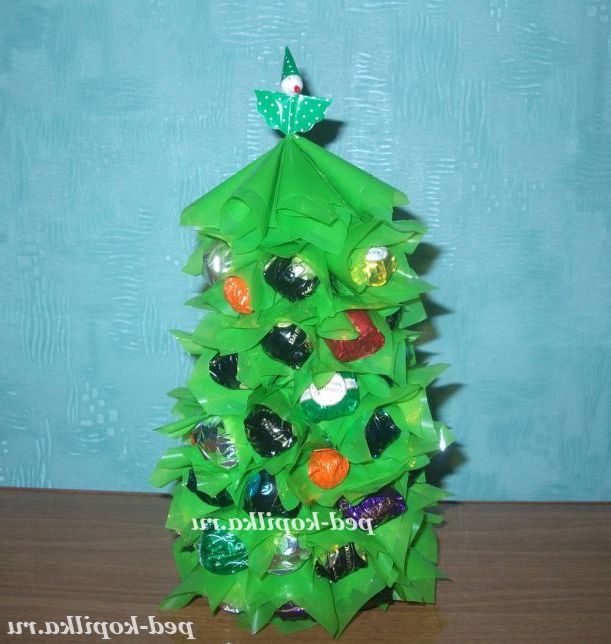 Ялинка з цукерок своїми руками