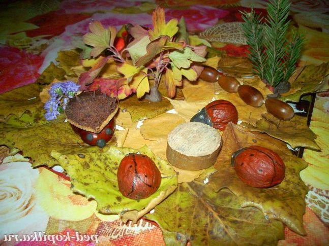 Осіння виріб з природного матеріалу