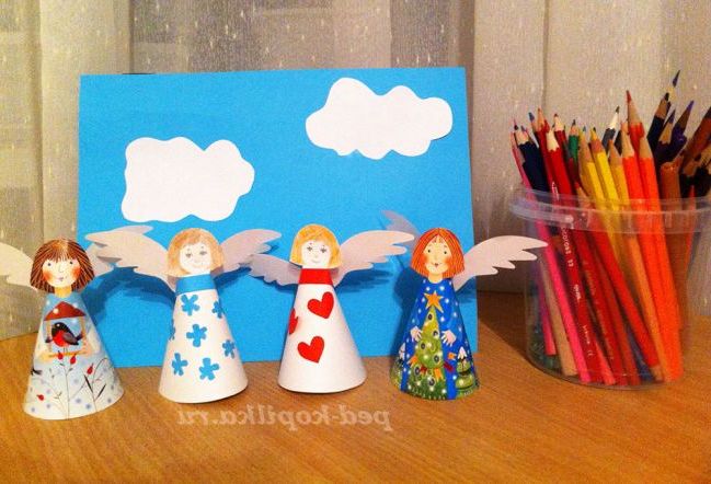 Ангел з паперу своїми руками