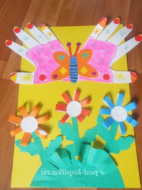 Аплікація на тему Літо в дитячому садку