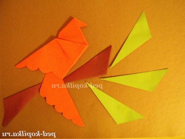Орігамі. Папуга