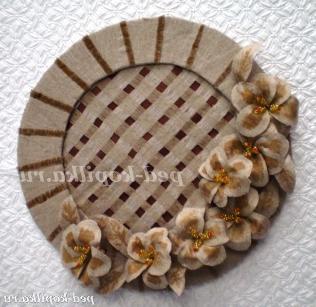 Панно з мішковини «Натхнення» своїми руками