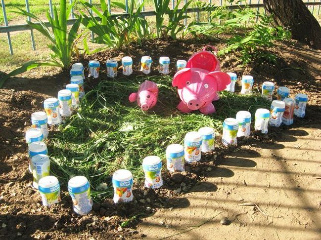 Літній оформлення ділянки в ДНЗ