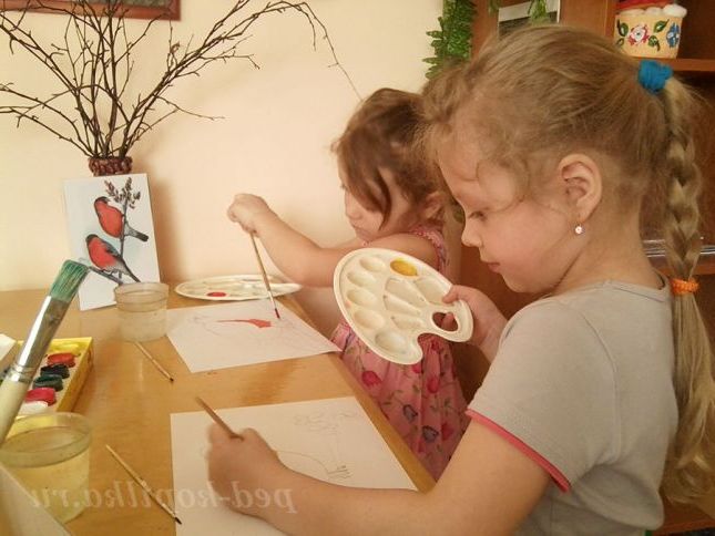 Уроки малювання в ДНЗ