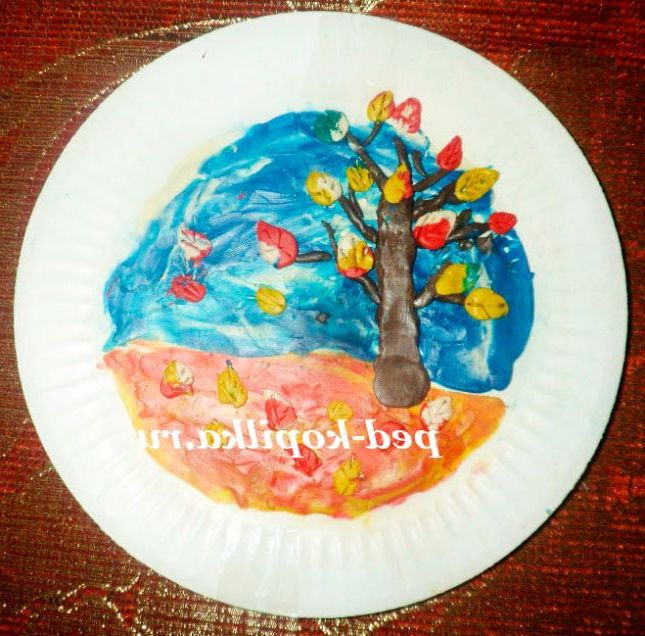 Пластилинография по темі Осінь