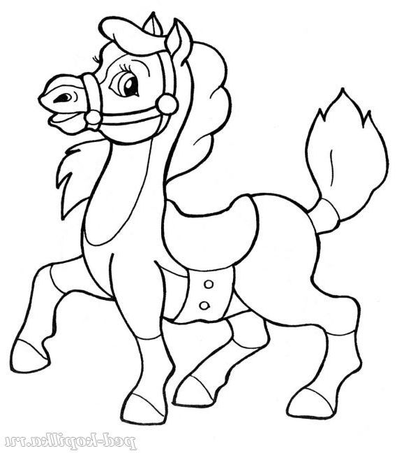 Розмальовка. Конячка