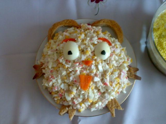 Святкові салати. Салат Баранець