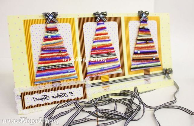 Новорічна листівка своїми руками