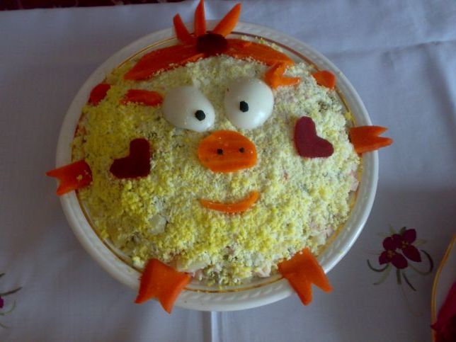 Святкові салати. Фото