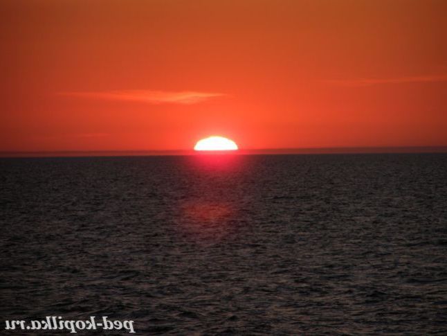 захід сонця на півдні