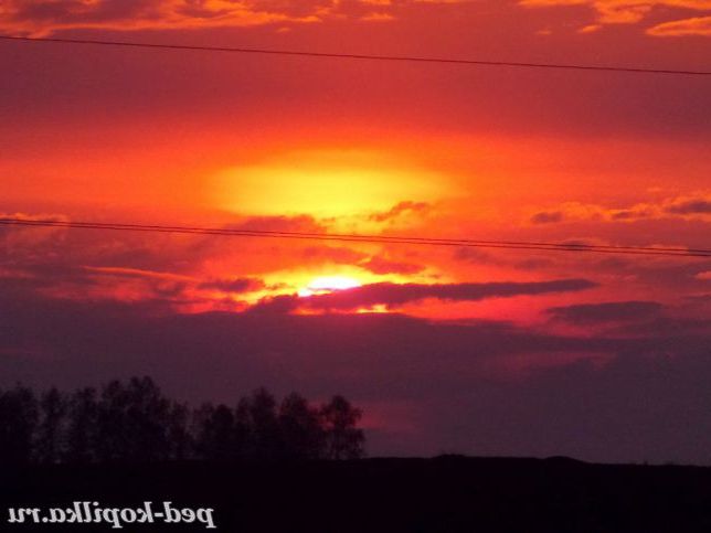 Захід сонця в рідному місті