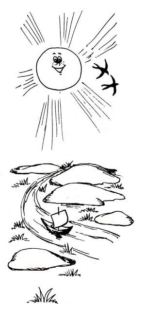 Розмальовка. Весна