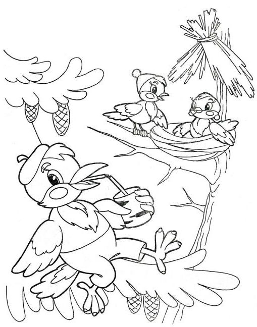 Розфарбування по темі Весна