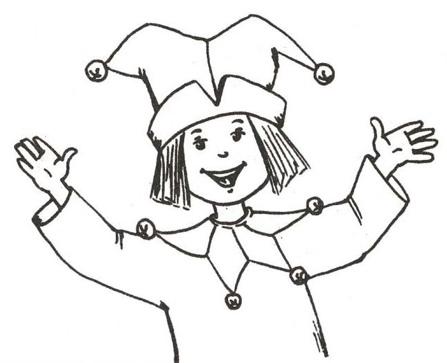 Розмальовка 1 квітня День сміху