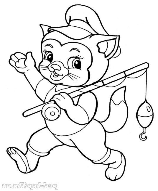 Розмальовка Кіт