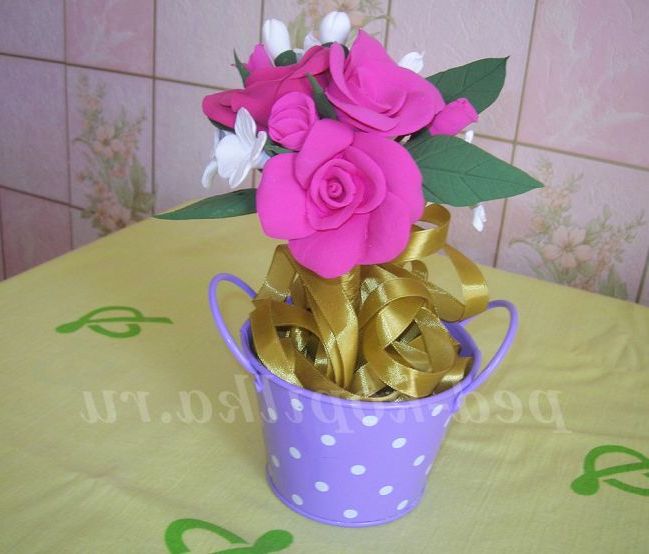 Букет троянд своїми руками