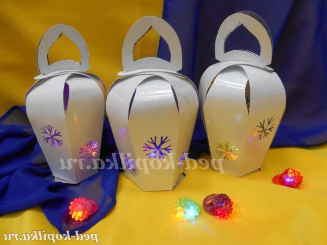 Новорічні ліхтарики своїми руками