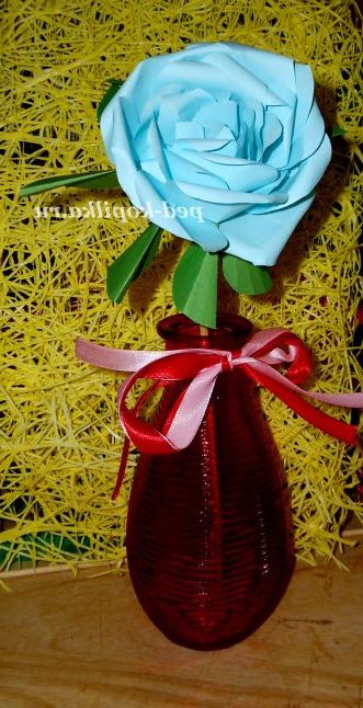 Роза для мами своїми руками