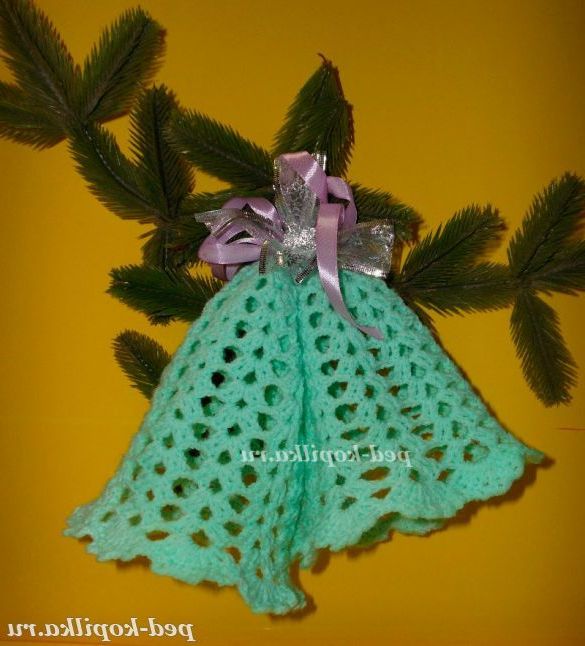 Новорічні дзвіночки гачком