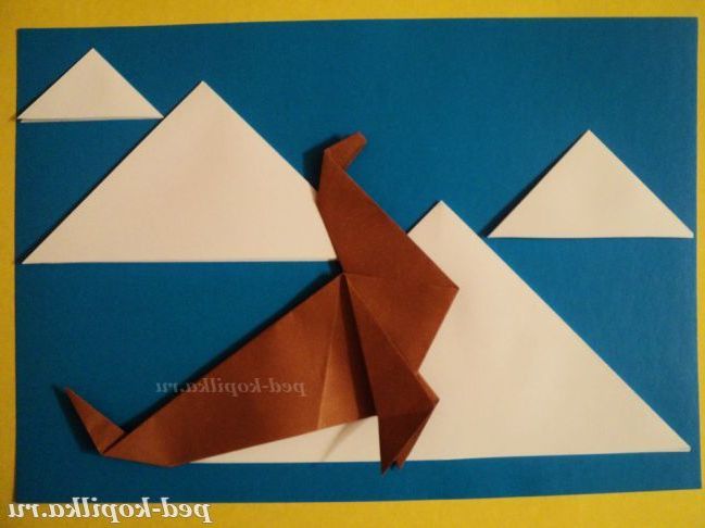 Орігамі. Тюлень