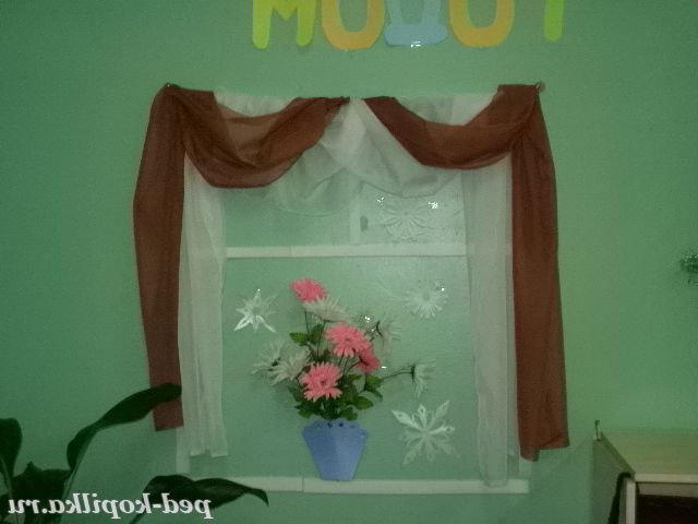 оформлення вікна на стіні