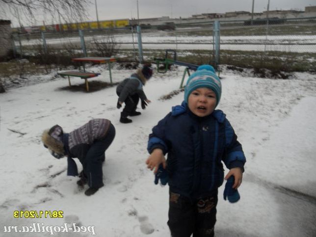 Перший сніг.