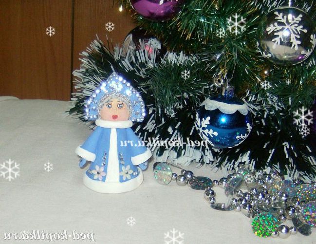 Снігуронька з солоного тіста своїми руками