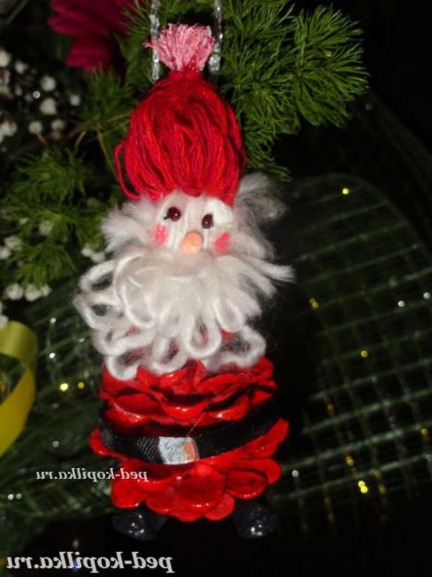 Ялинкова іграшка Дід Мороз своїми руками