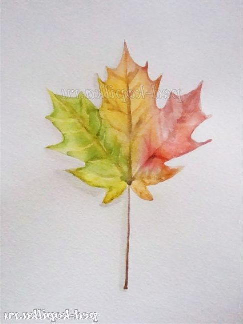 Малювання осіннього листя