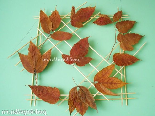 Настінна осіння композиція своїми руками